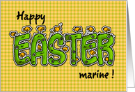 Happy Easter - marine card