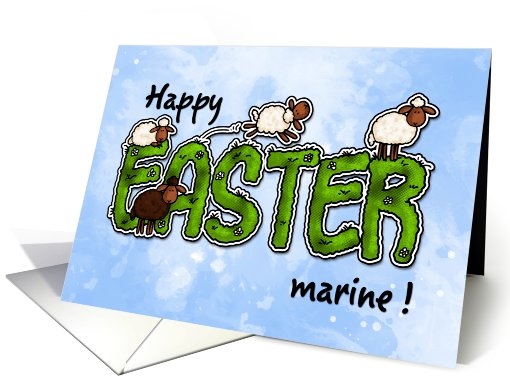 Happy Easter - marine card (400149)