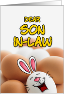 eggcellent easter - son-in-law card