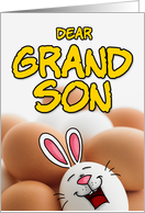 eggcellent easter - grandson card