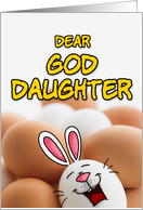 eggcellent easter - goddaughter card