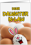 eggcellent easter - daughter-in-law card