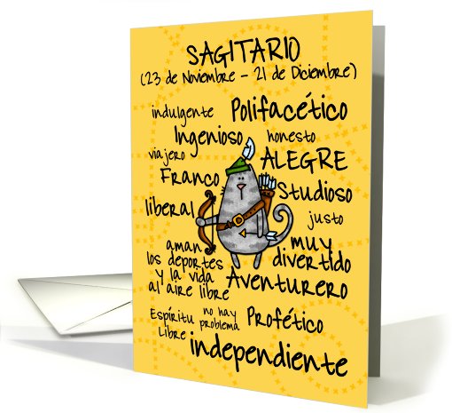 Zodiaco - Sagitario card (402879)