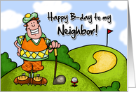 Happy B-day - neighbor card