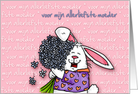 Dutch Mother’s day card - voor mijn allerliefste moeder card