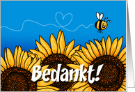 Bedankt - Dutch Thank you Card