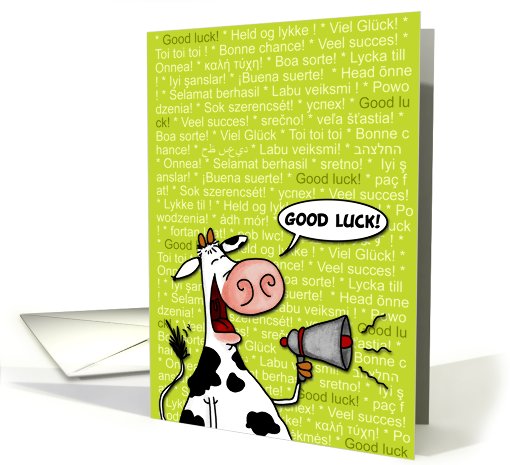 Good Luck! card (440453)