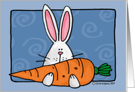 Do You Carrot All Bunny card