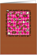 Chocolates card