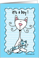 it’s a boy ! card