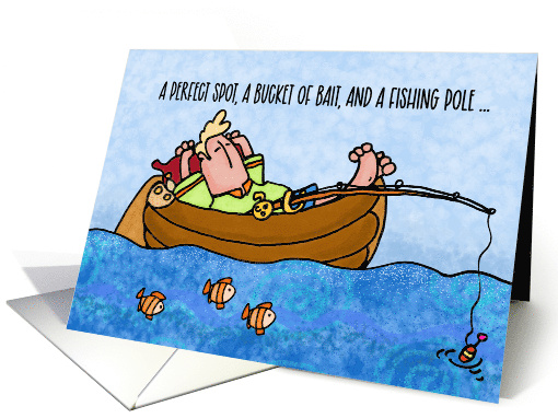 Father's Day Fishing card (48902)
