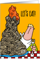 Let’s Eat! Dinner Party Invite card