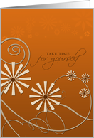 Take Time For Yourself - For Cancer Patient card