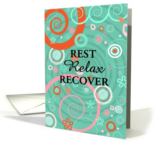 Cancer - Rest Relax Recover - For Young Adult card (582944)