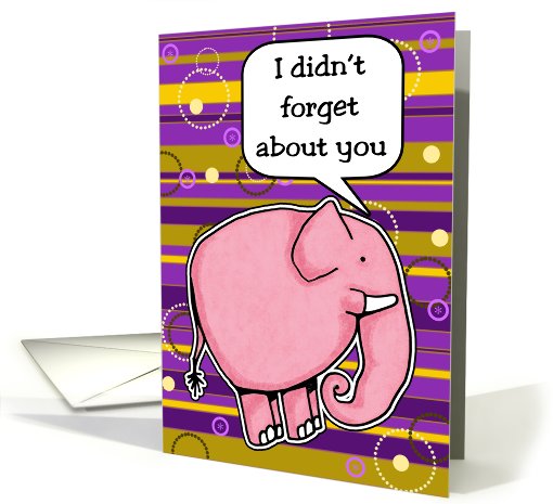 Cancer - I Didn't Forget - For Young Adult card (582949)