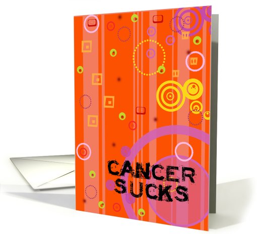 Cancer - Cancer Sucks - For Young Adult card (582950)