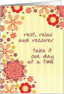 Get Well Rest Relax Recover card
