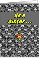 As A Sister Happy Mother’s Day card