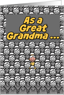 As A Great Grandma Happy Mother’s Day card