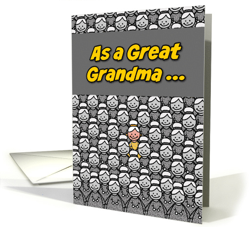 One In a Million Great-Grandma Happy Birthday card (617402)