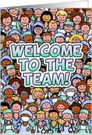 Group of Nurses - Welcome to the Team card