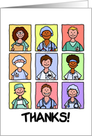 Medical Staff - Thanks card