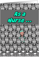 One in a Million Nurse Male Nurses Day card
