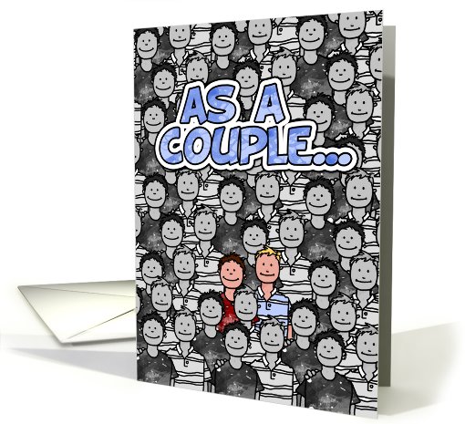 Gay Couple - Wedding Congratulations card (621889)