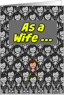 One in a Million Wife Happy Birthday card