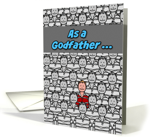 One in a Million Godfather Happy Father's Day card (627051)