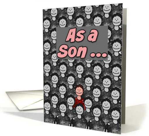 One in a Million Son Happy Father's Day card (627070)