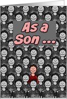 One in a Million Son Happy Father’s Day card