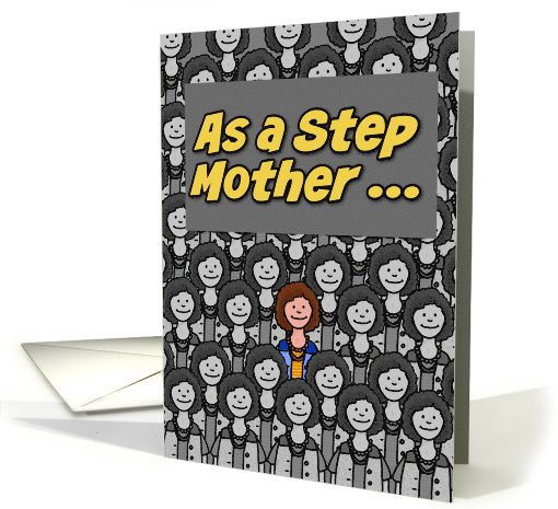 One in a Million Great Step Mother Happy Birthday card (627628)