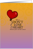 Don’t Lose Heart - Son With Cancer card