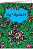 Eid Mubarak - floral card