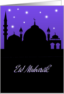 Eid Mubarak - Mosque card