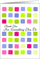 Thanks - Administrative Professionals Day card