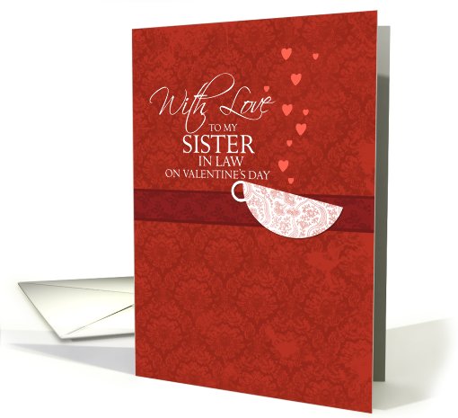 With love to my Sister in Law on Valentine's Day - Red... (751487)