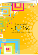 If You Run Out of Hope - Support for Lesbian Youth card