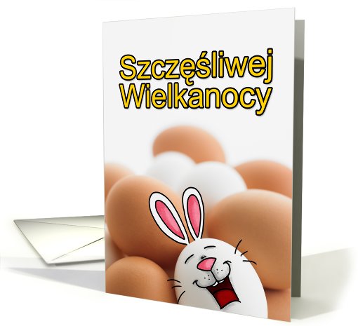 Polish - Easter Egg Bunny card (760789)