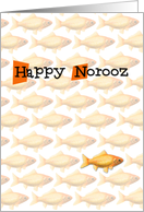 Happy Norooz - goldfish card