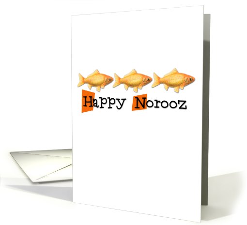 Happy Norooz - goldfish card (775629)