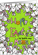 Hoppy Easter - to both my moms card