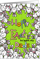 Hoppy Easter - to both my dads card