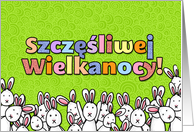 Polish - easter bunnies card