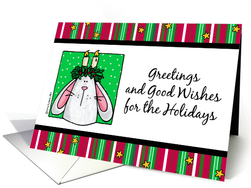 good wishes for the holidays card (79244)