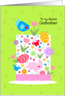 Easter hat - to my dearest godmother card