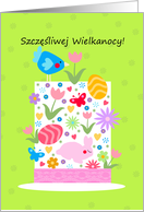 Easter hat - Polish - Szczęśliwej Wielkanocy! card