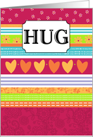 Big Hug - For Cancer Patient card