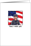 Dad - Sailor - Miss you card